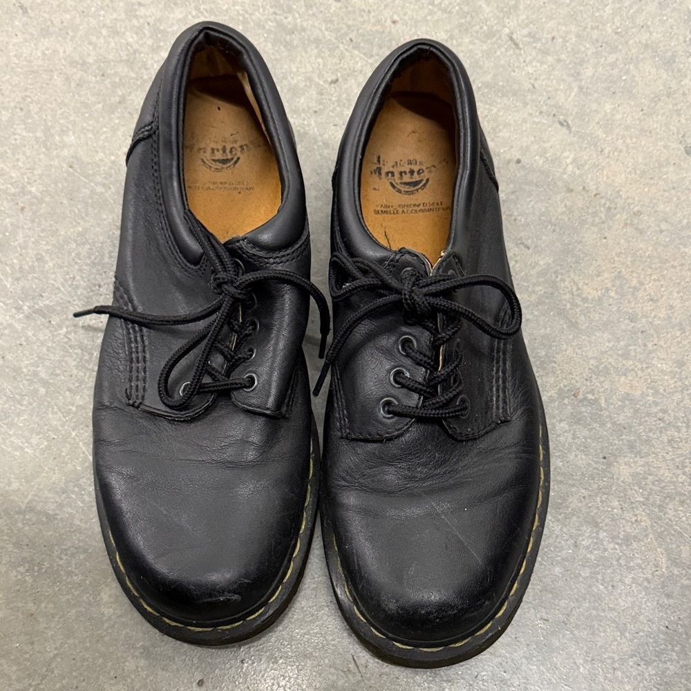 Dr. Martens Black Leather Derbys
